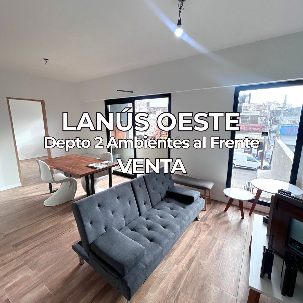 VENTA Departamento 2 Ambientes a estrenar - Al Frente - Con Balcon y Parrilla - Lanús Oeste - 1