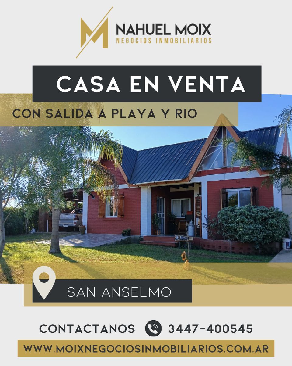 Oportunidad única con acceso al Río Uruguay y sus playas en Colonia San Anselmo