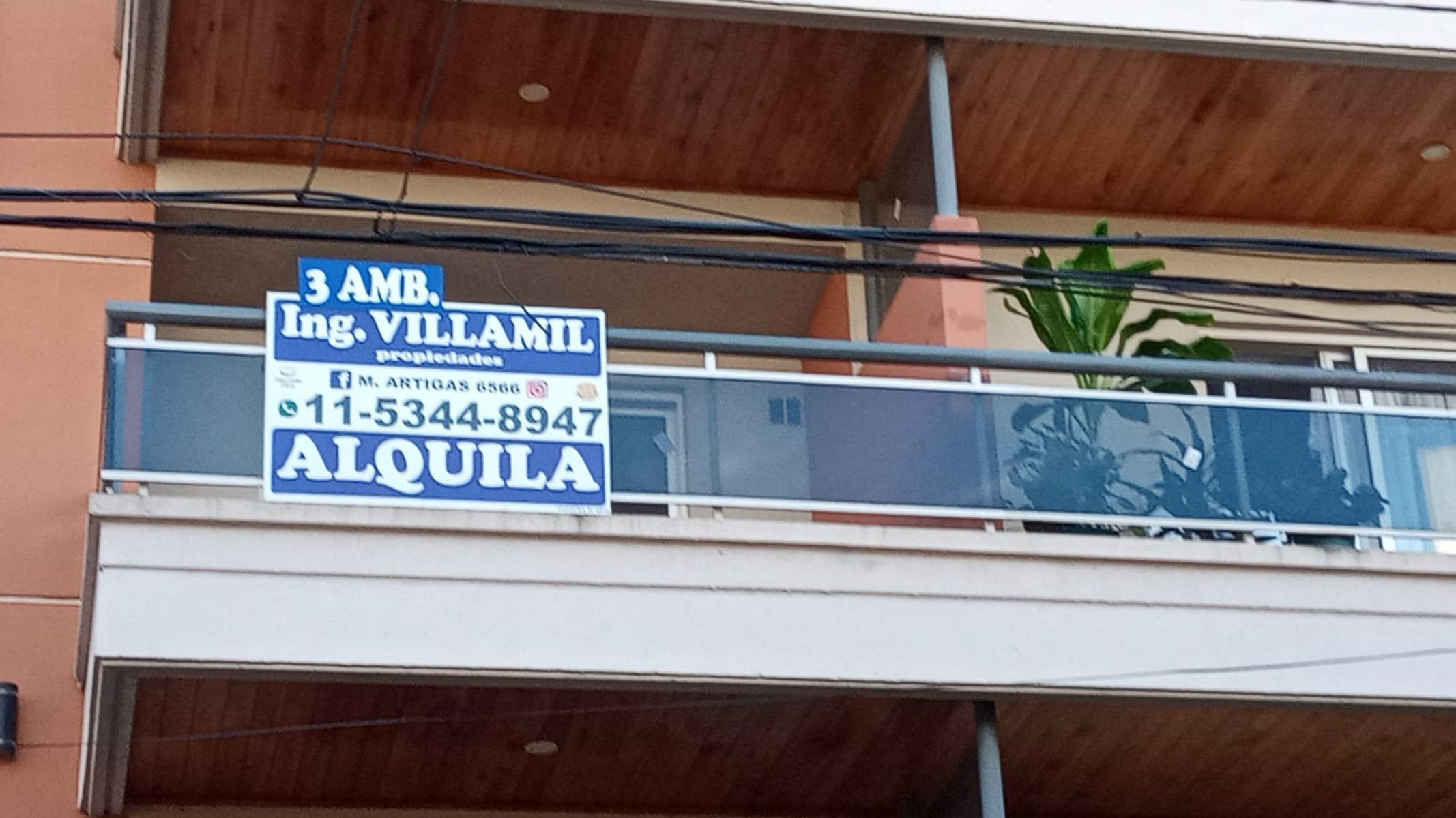 # MIRA ESTO # DPTO 3 AMB # BALCON # A MTS PLAZA LOS ANDES - 1