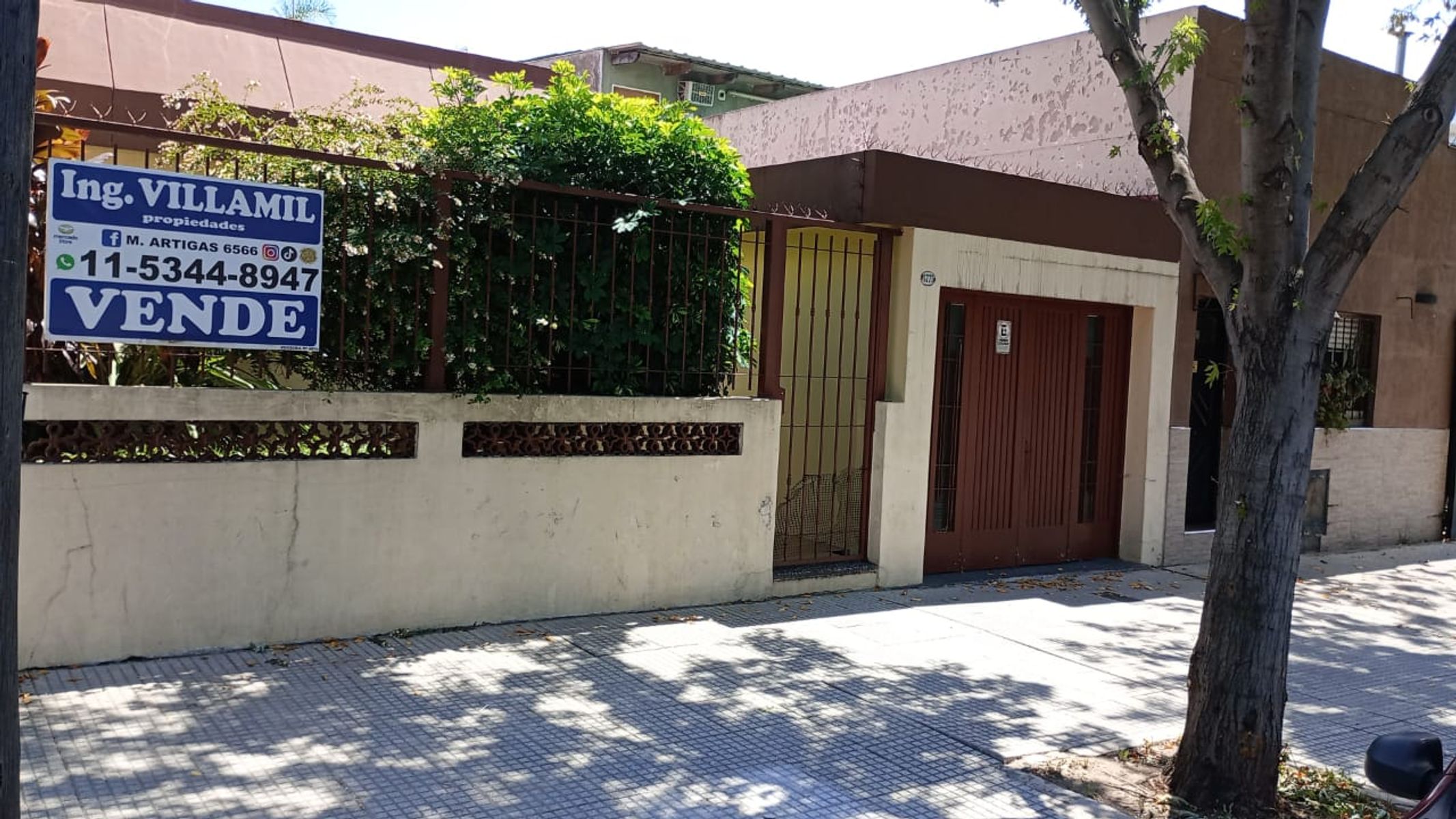 # MIRA ESTO # CASA # GARAJE JARDIN TERRAZA # LOTE 8,66 x 27 MTS APROX - 13