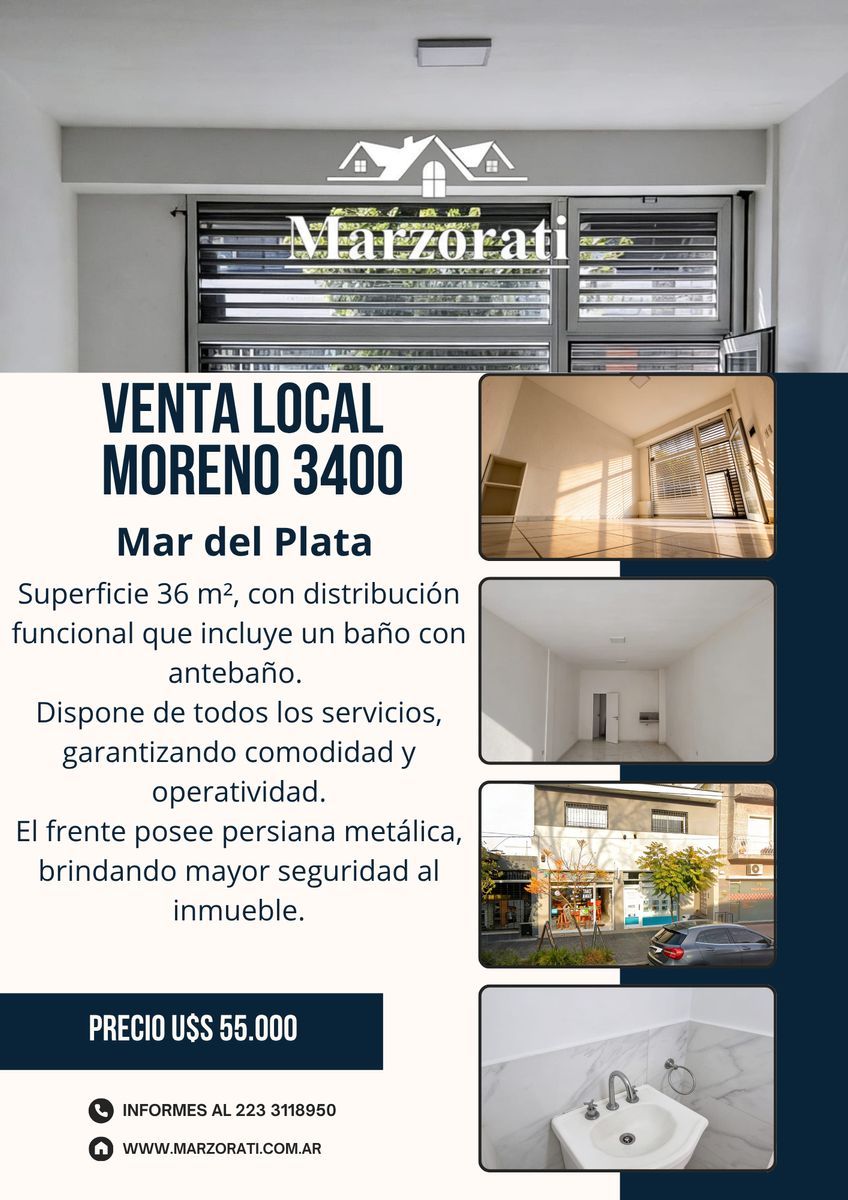 Local comercial en excelente ubicación sobre Moreno 3490, - 6