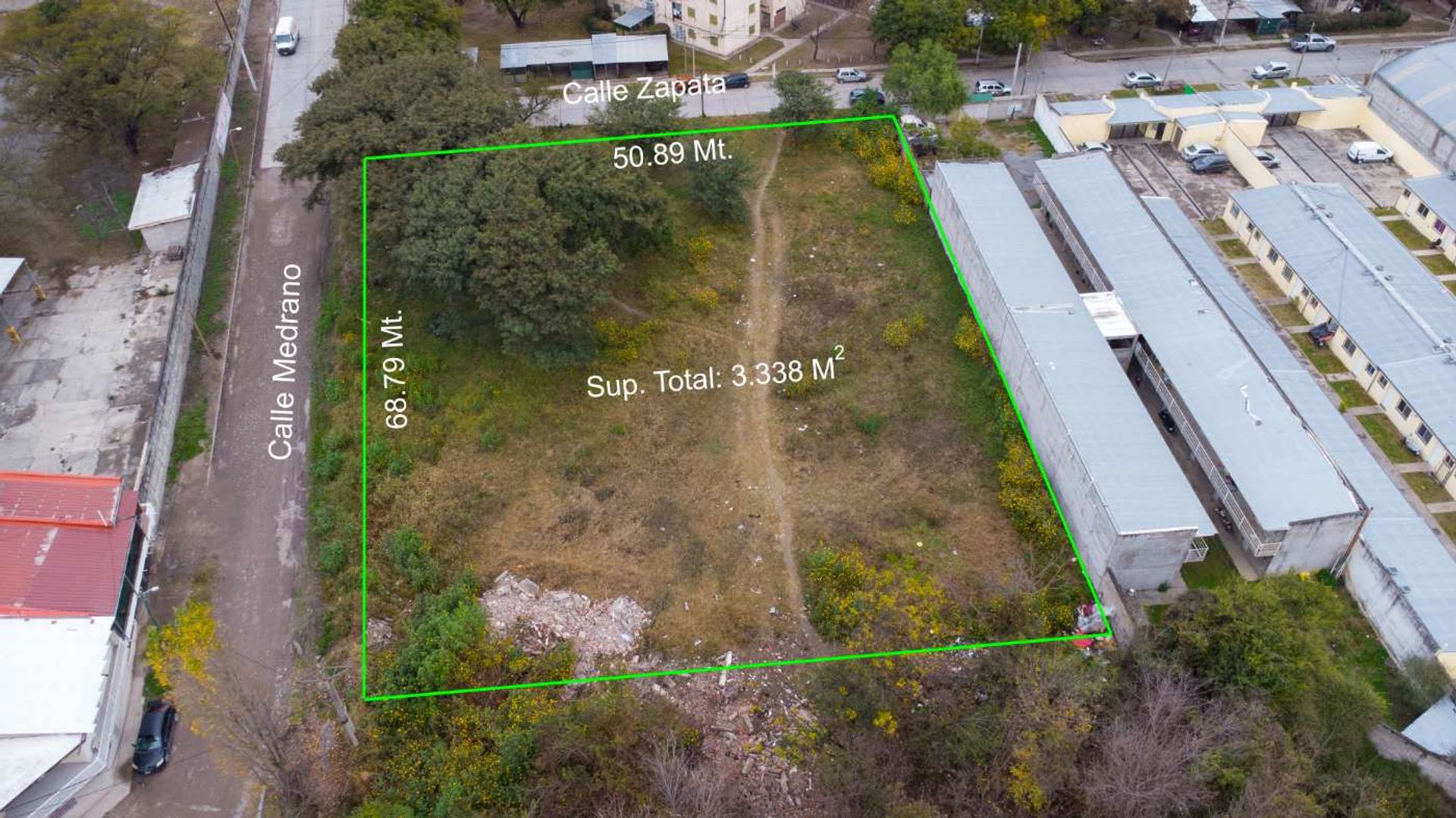 TERRENO VENTA ESQUINA ZONA SUR APTO GALPON 3384M2 - 14