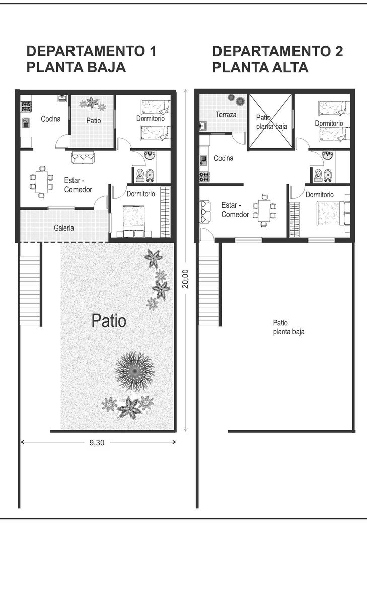 2 DEPARTAMENTOS INTERNOS EN ZONA SUR — foto 2