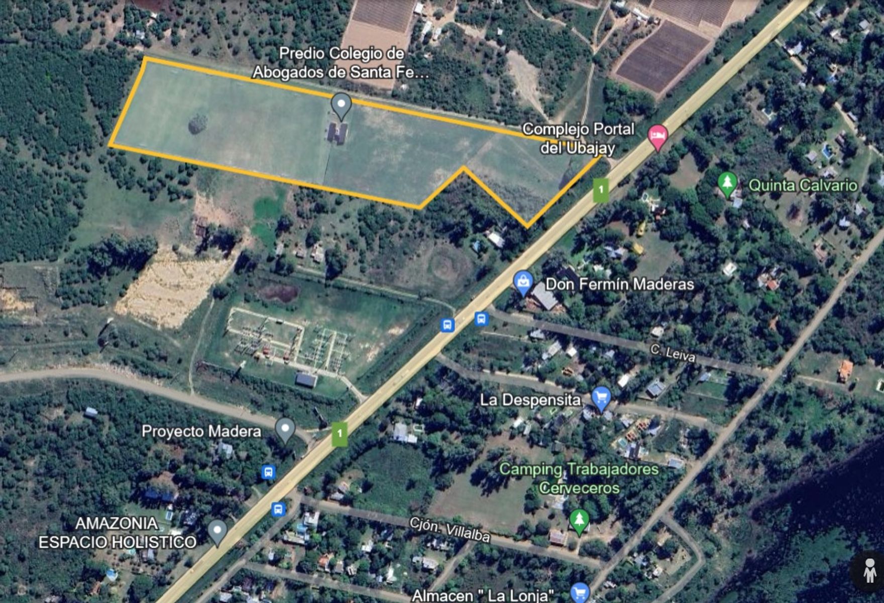 Gran Terreno Sobre Ruta 1 con Cerco, Instalaciones y Casa Cu — foto 10