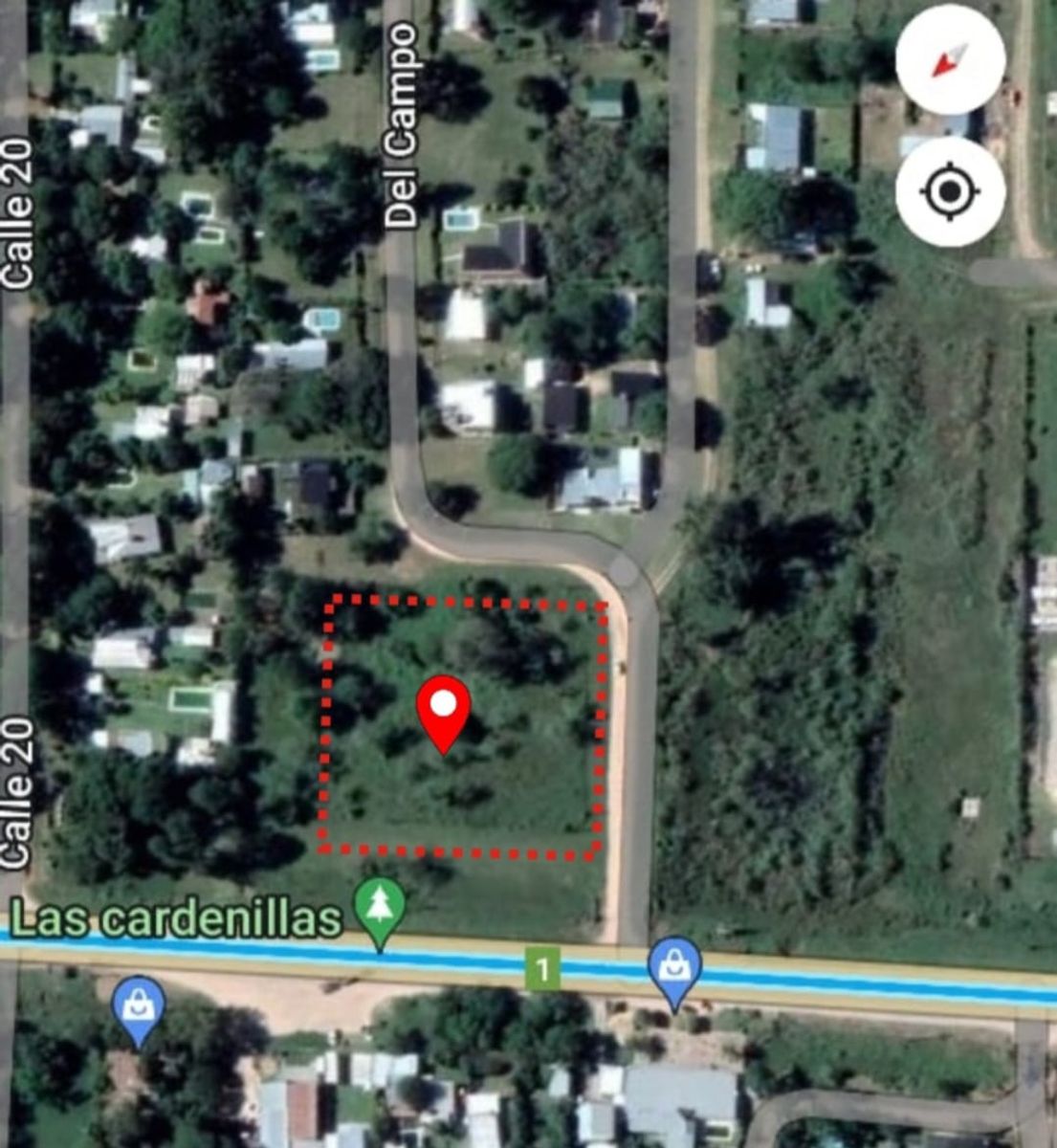 TERRENO DE BUENAS DIMENSIONES SOBRE RUTA 1 - 3