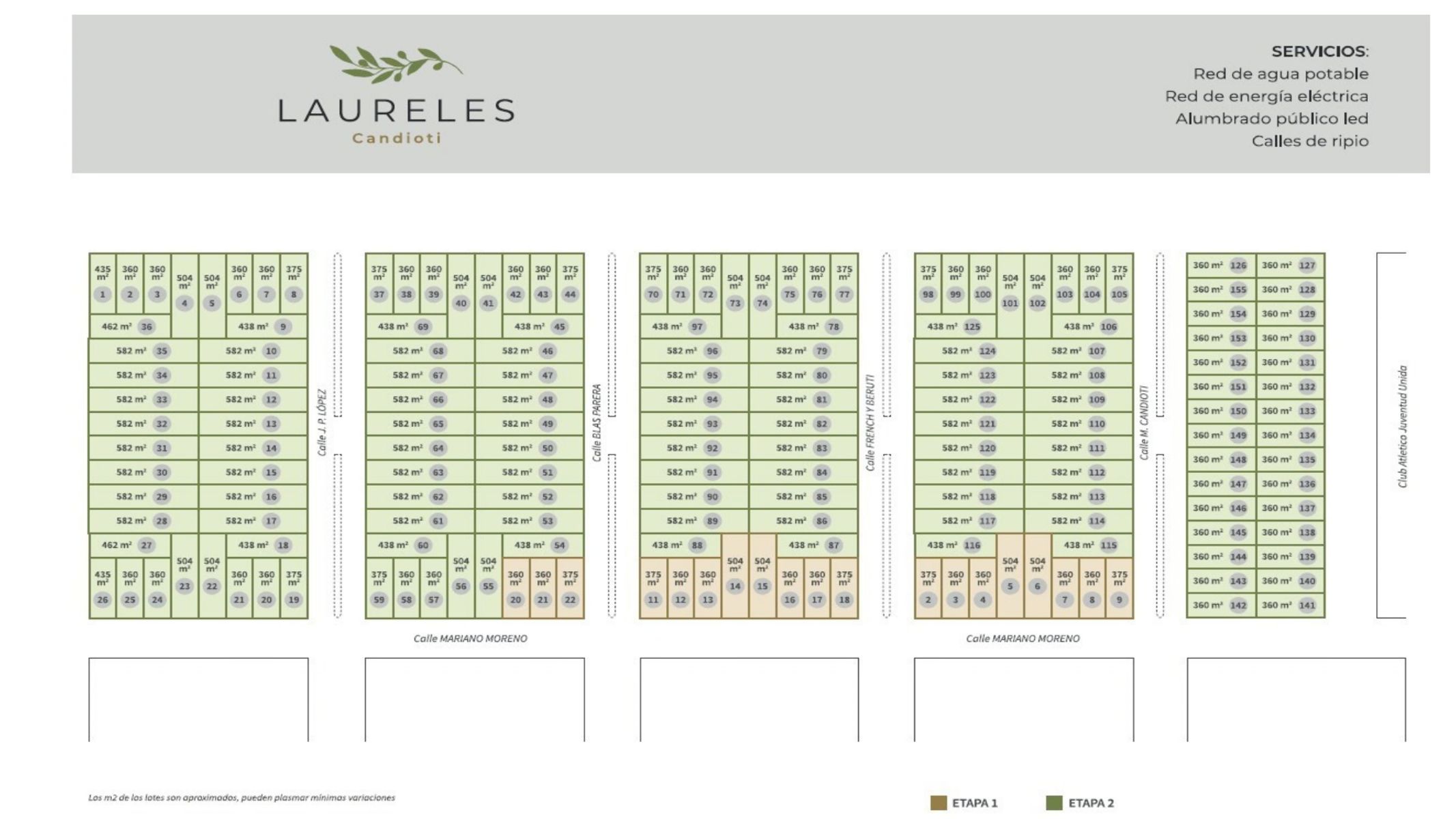 VENTA DE TERRENOS EN LOTEO LAURES CANDIOTI - 4