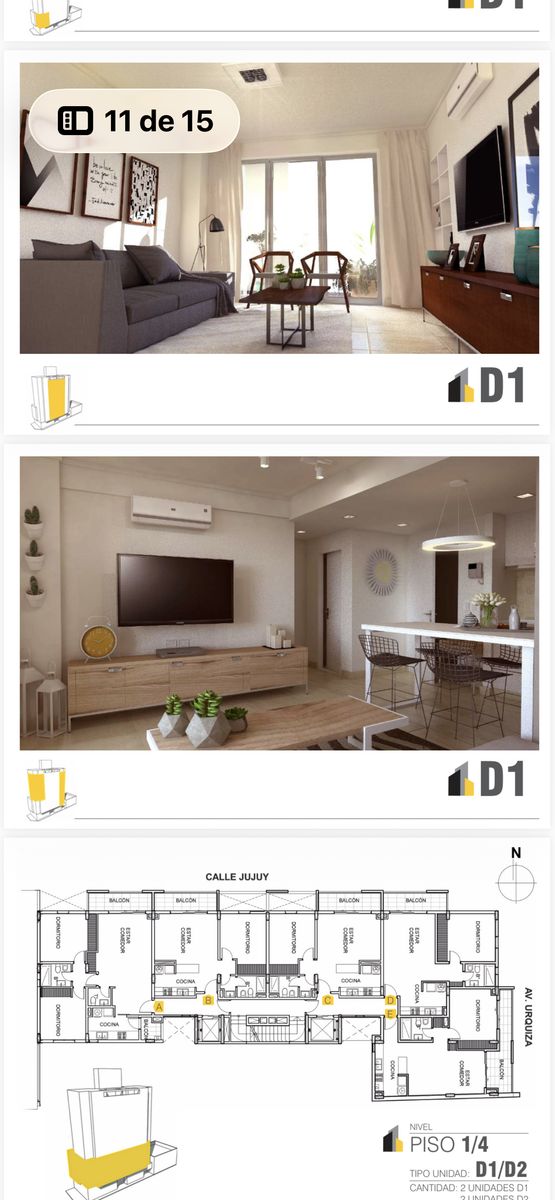 DEPARTAMENTO DE 3 DORMITORIOS Y COCHERA EN ZONA SUR - 3