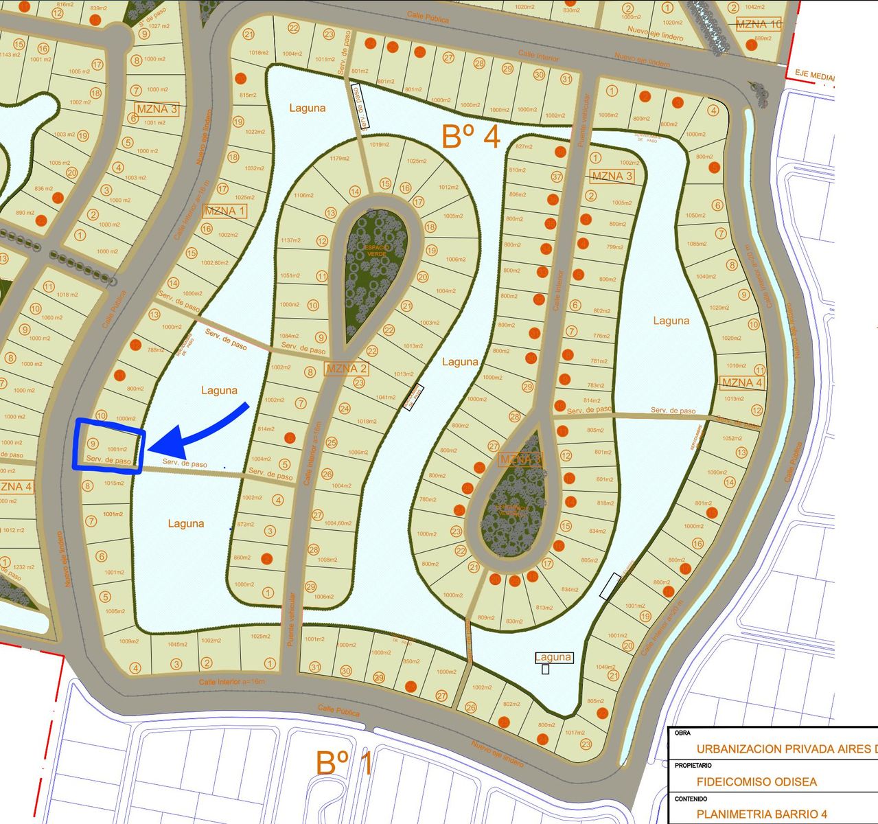 Venta Lote Nuevos Aires - Barrio 4 - Manzana 1 - Lote 9 — foto 5