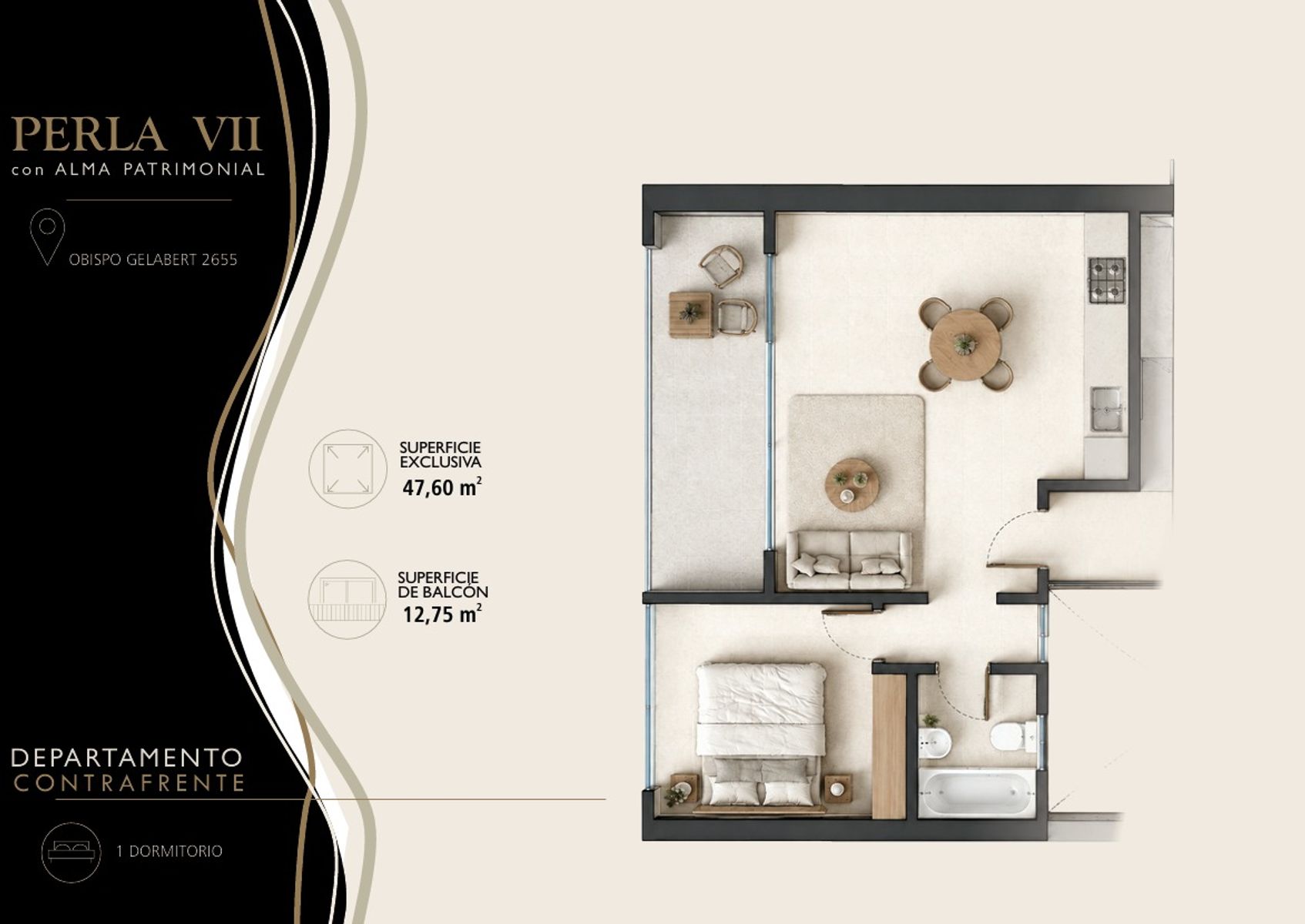 PERLA VII - DEPTARTAMENTOS EN POZO DE 1 DORMITORIO - BARRIO RECOLETA - 7