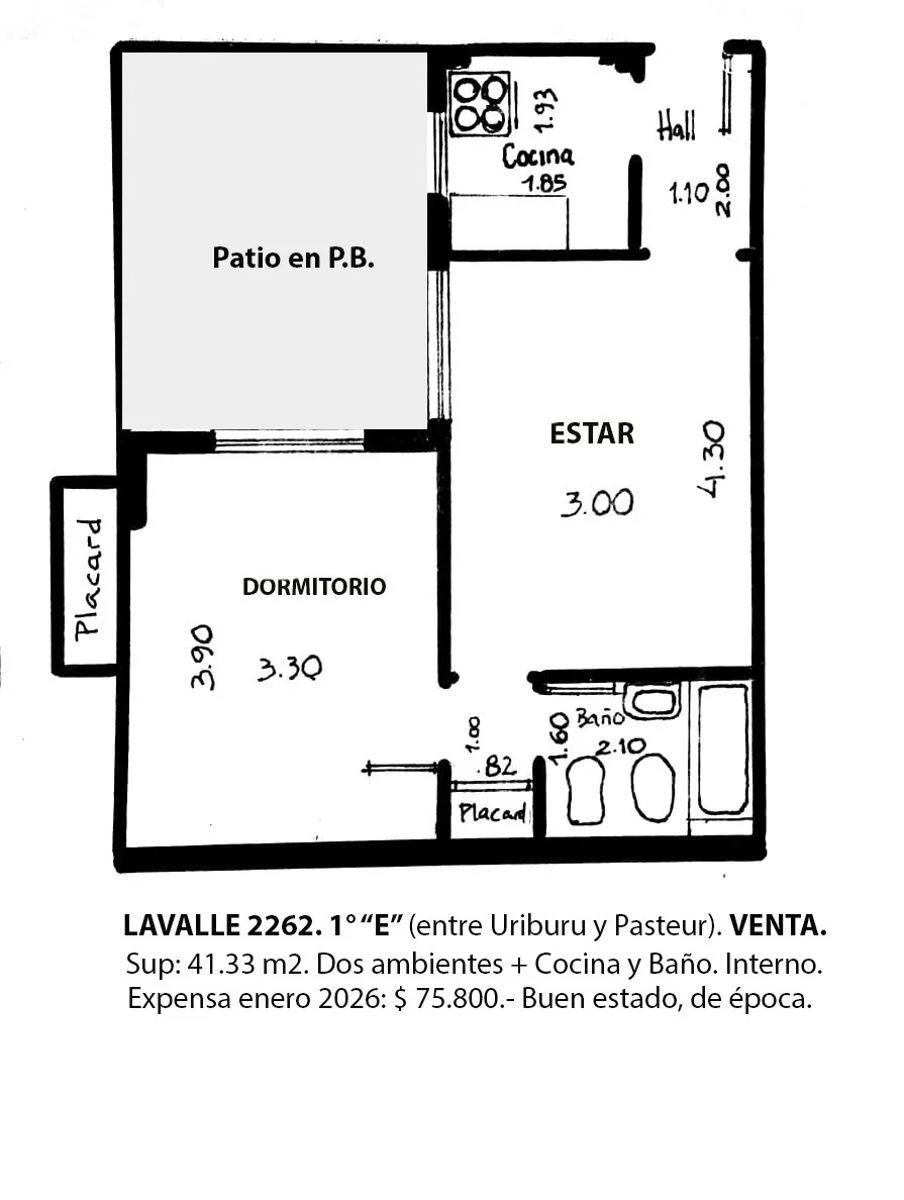 Venta Depto 2 Amb Lavalle 2200 Fac de Medicina, Capital Federal - Zonaprop — foto 9