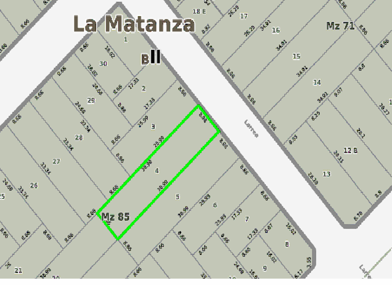 Lote / terreno en venta calle Larrea 1349 – Ramos Mejía — foto 2