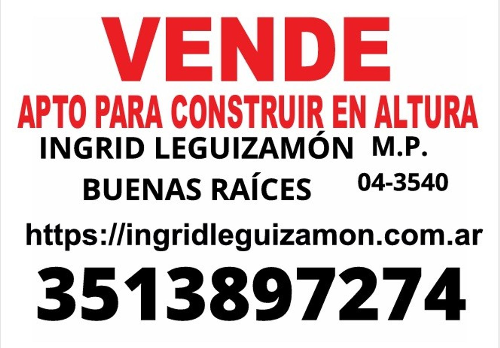 Venta Apto para Construir en Altura z/Plazoleta LosJubiladosenAltaCórdoba U$S70.000. — foto 2