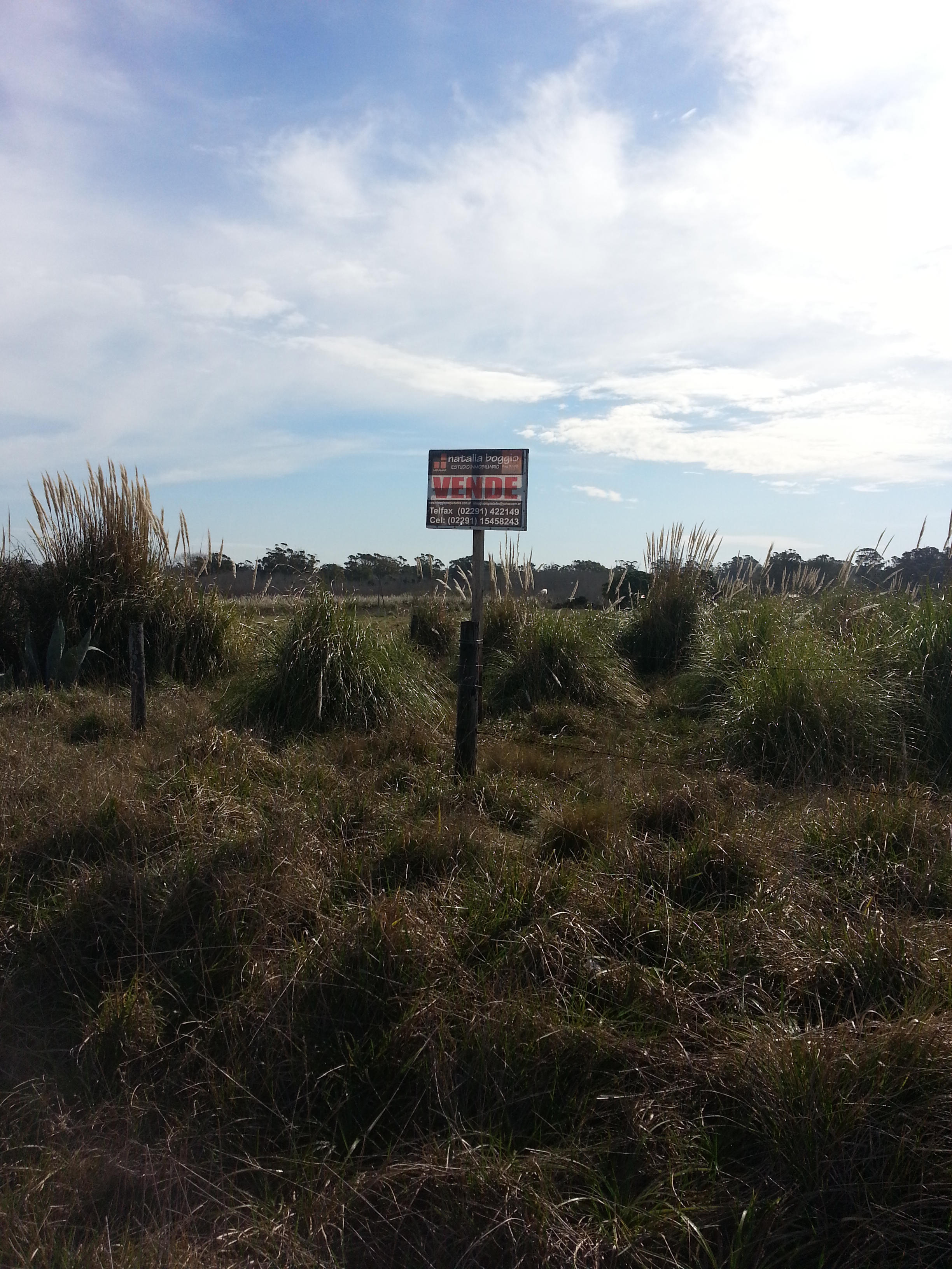 ote SAN EDUARDO de 646 mts2 20 x 32.- a 150 mts de la Ruta 11.