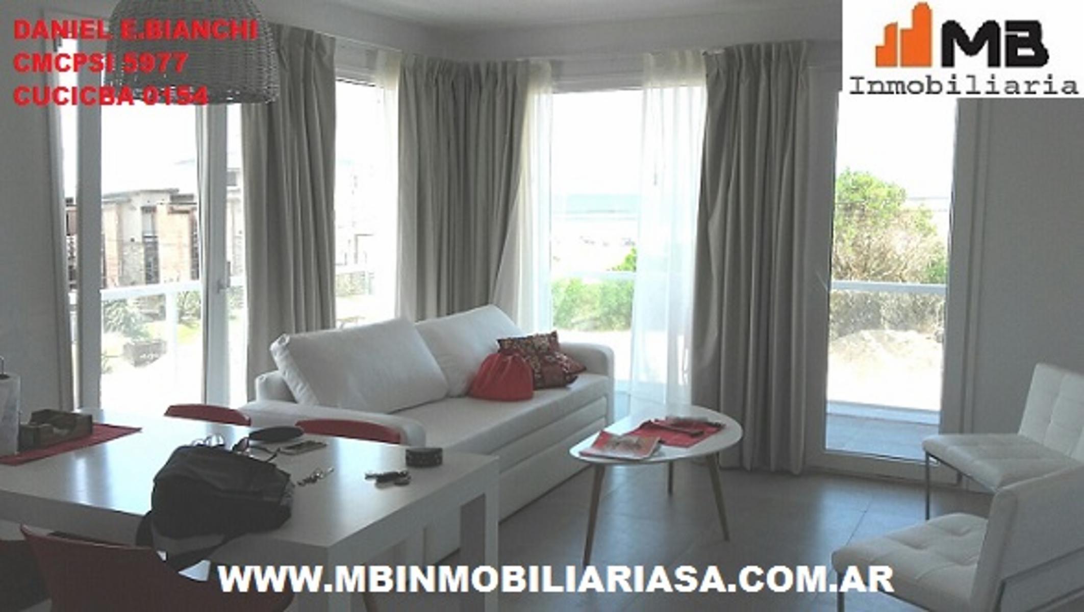 Villa Gesell venta 3 amb.c/balcón y cochera frente al mar en Medanos del Sur 1°P. — foto 7
