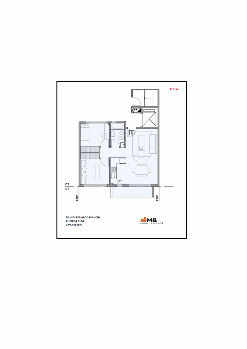 Parque Patricios Venta Departamento 3 ambientes cocina integrada, en Arriola al 100. - 3
