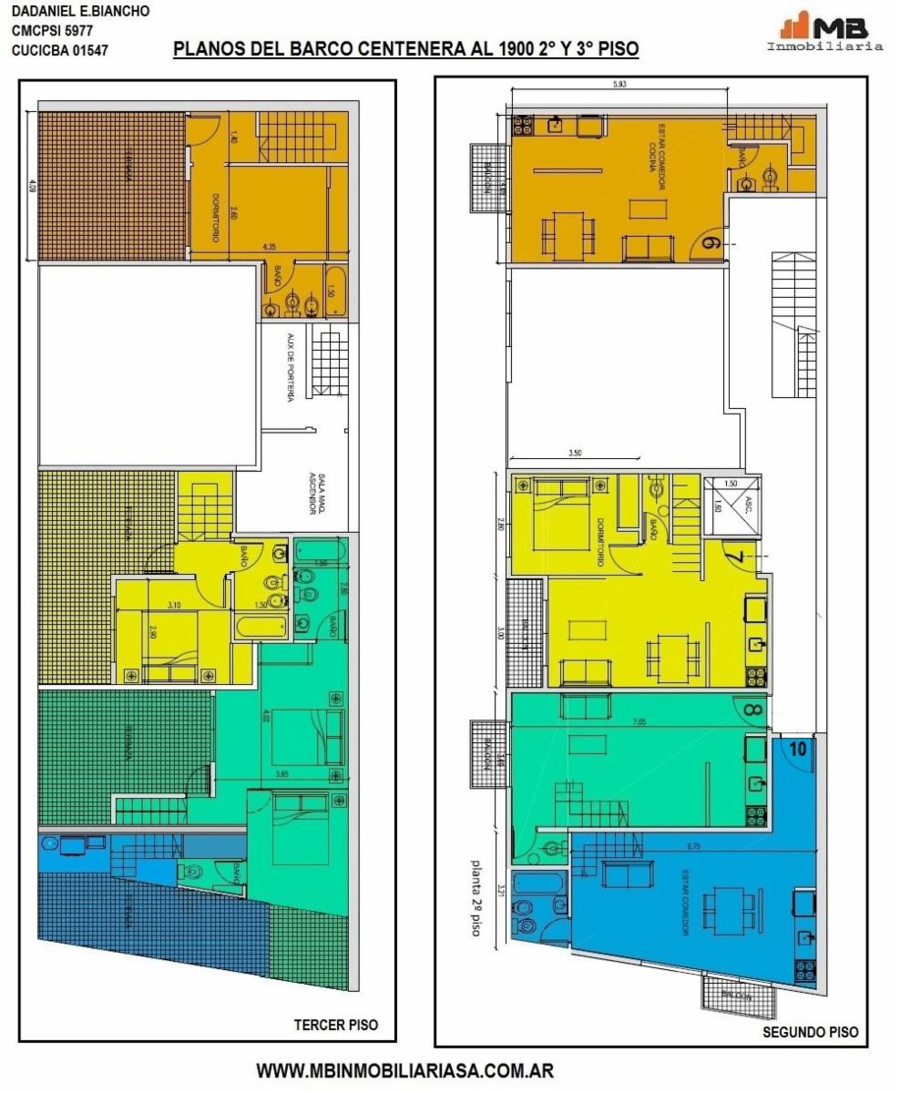Parque Chacabuco venta PH en construccion de 2 amb.c/balcon y terraza en Av. del Barco Centenera al 1900 2°10 — foto 2