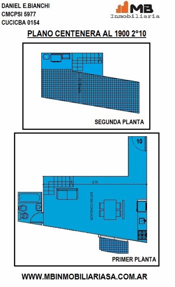 Parque Chacabuco venta PH en construccion de 2 amb.c/balcon y terraza en Av. del Barco Centenera al 1900 2°10 — foto 3