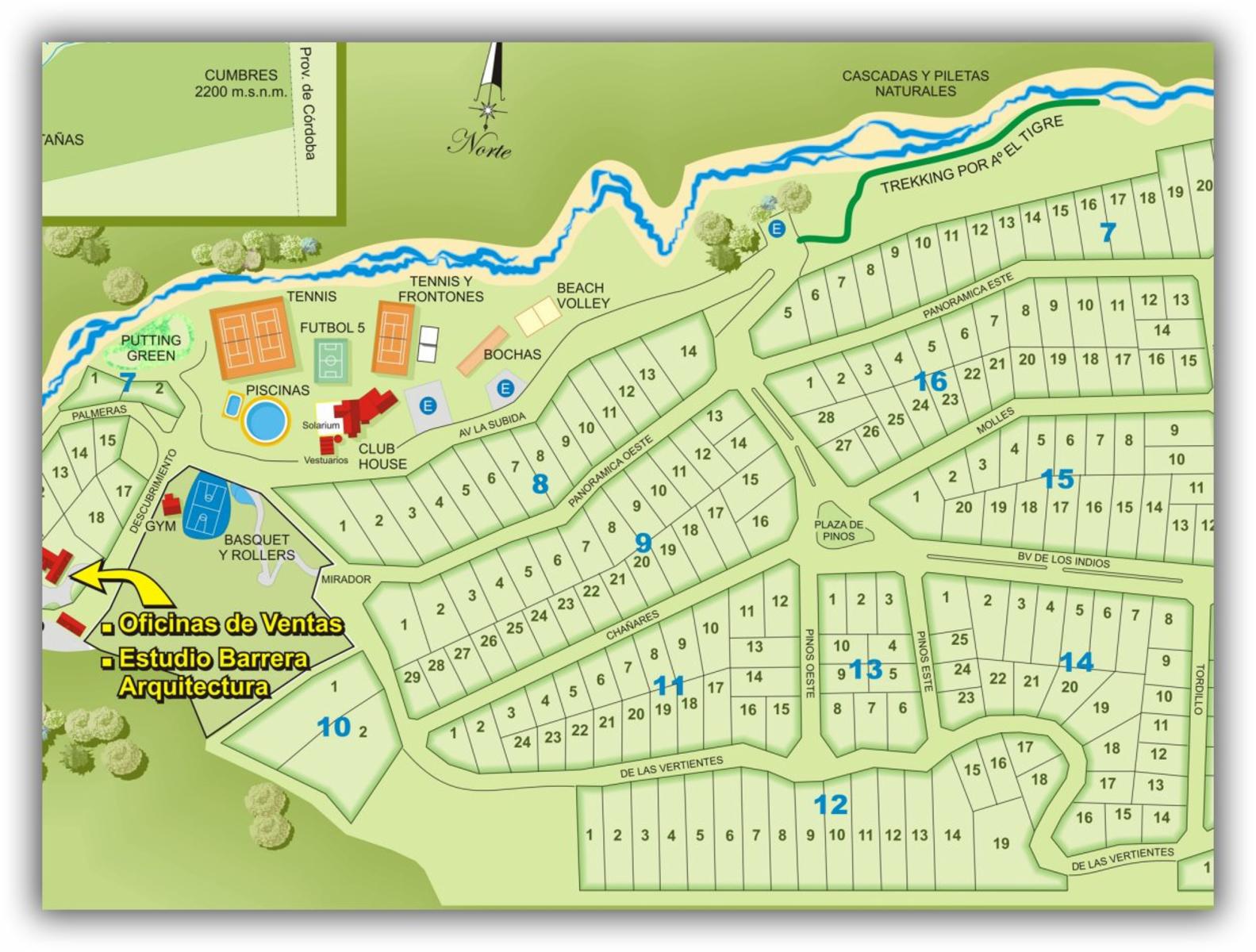 Lote doble con piscina de 68 m2 en el mejor country club de Merlo, San Luis — foto 12
