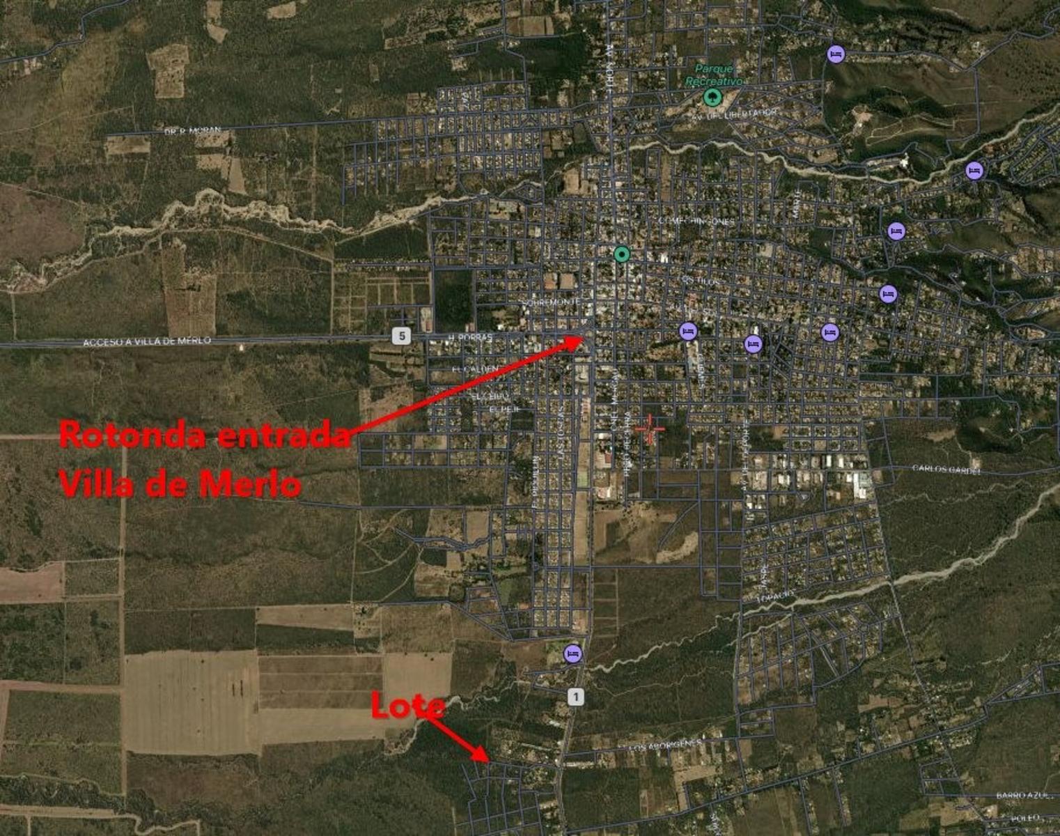 Villa de Merlo, Lote 1626 m2 a 500 mts ruta 1 — foto 13
