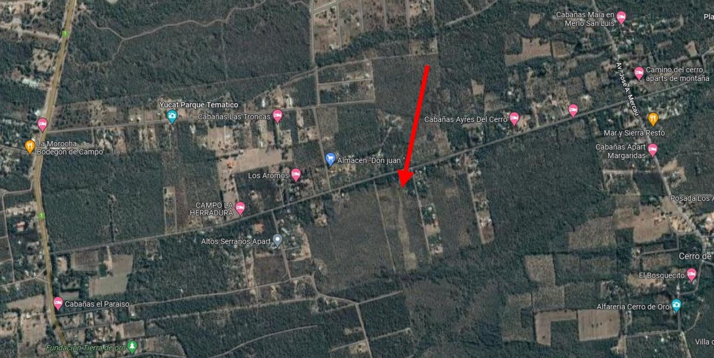 Villa de Merlo, Fracción de 26000 m2 s/Cta de la Granadilla