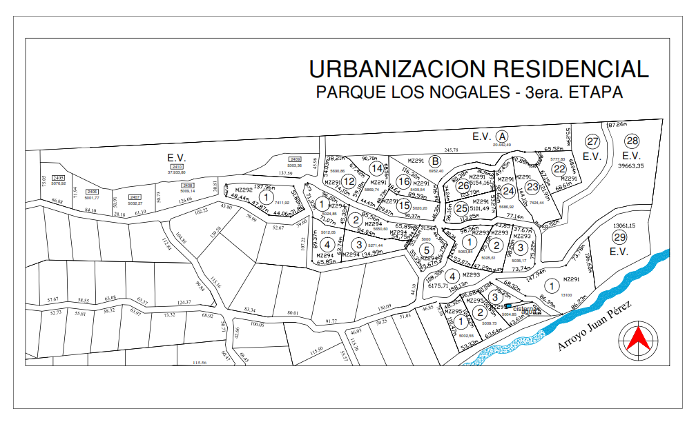 Últimos lotes en venta en Barrio Los Nogales. Los precios van desde los U$S 35.000 a U$S 70.000. Contactar para más información.