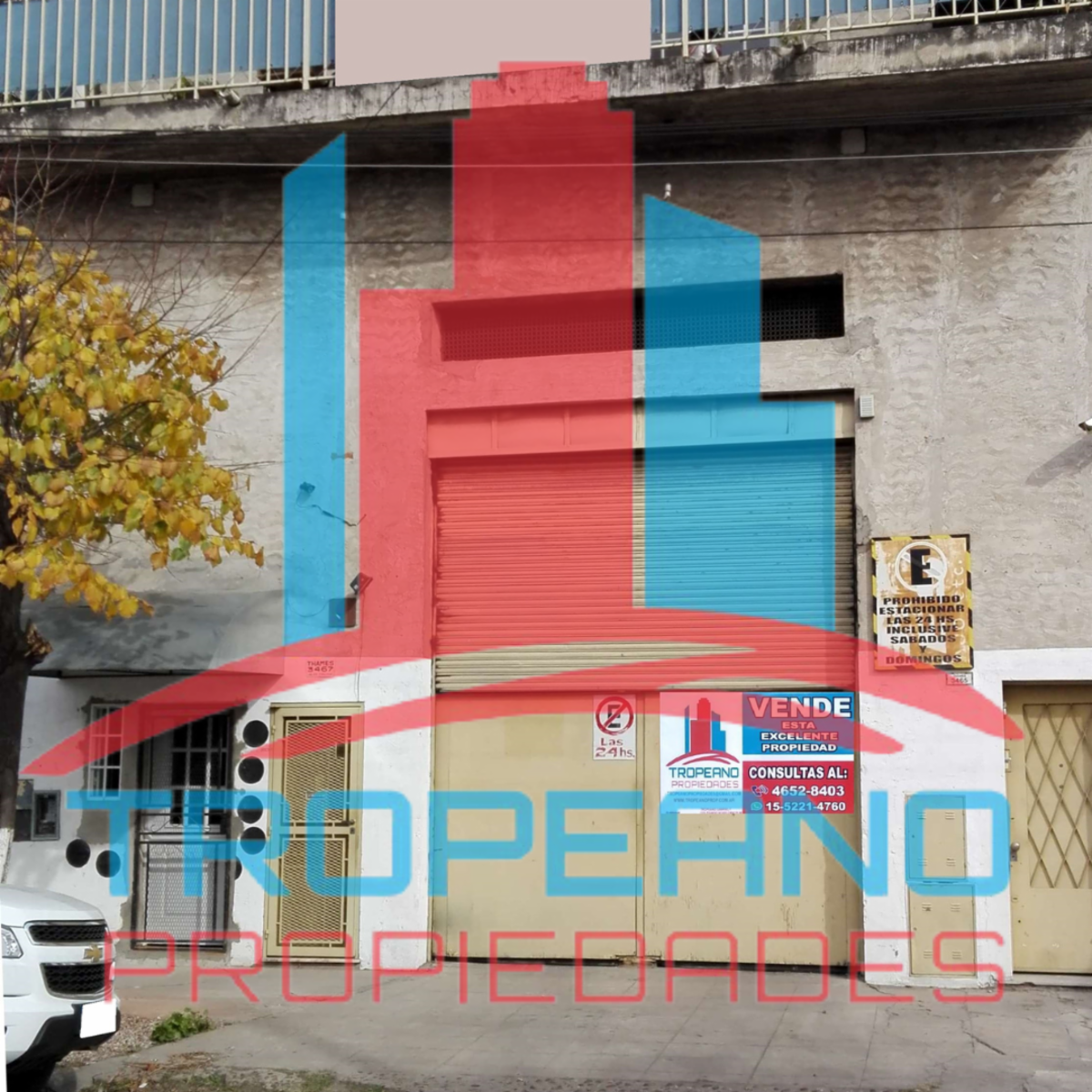 Retasado Venta Galpón 450 m2 con dos viviendas en San Justo