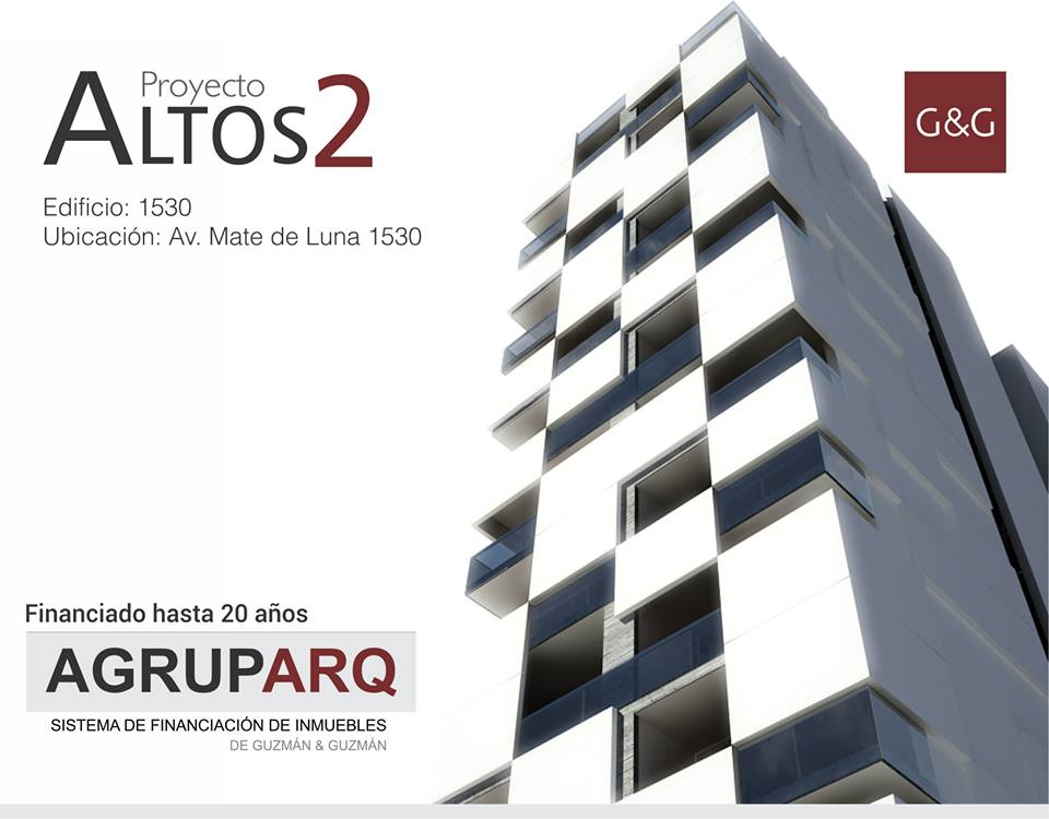 Mate de Luna 1530 - 9° Contrafrente- Entrega 2018 Financiado - 2