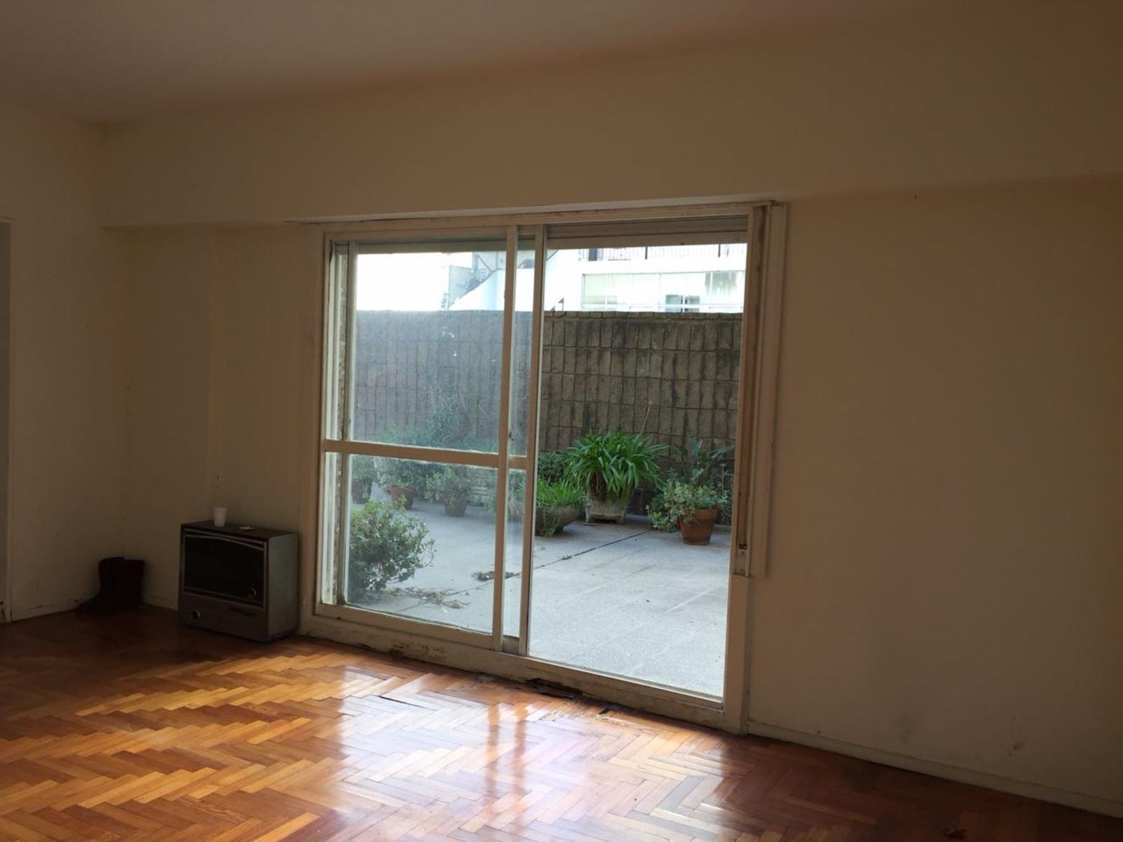 Monoambiente con terraza, cocina ind. Seguridad.