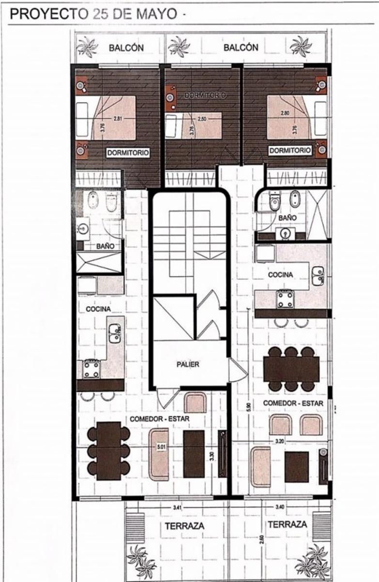 DEPARTAMENTO 64 M2 CON COCHERA / VENTA EN POZO / — foto 3