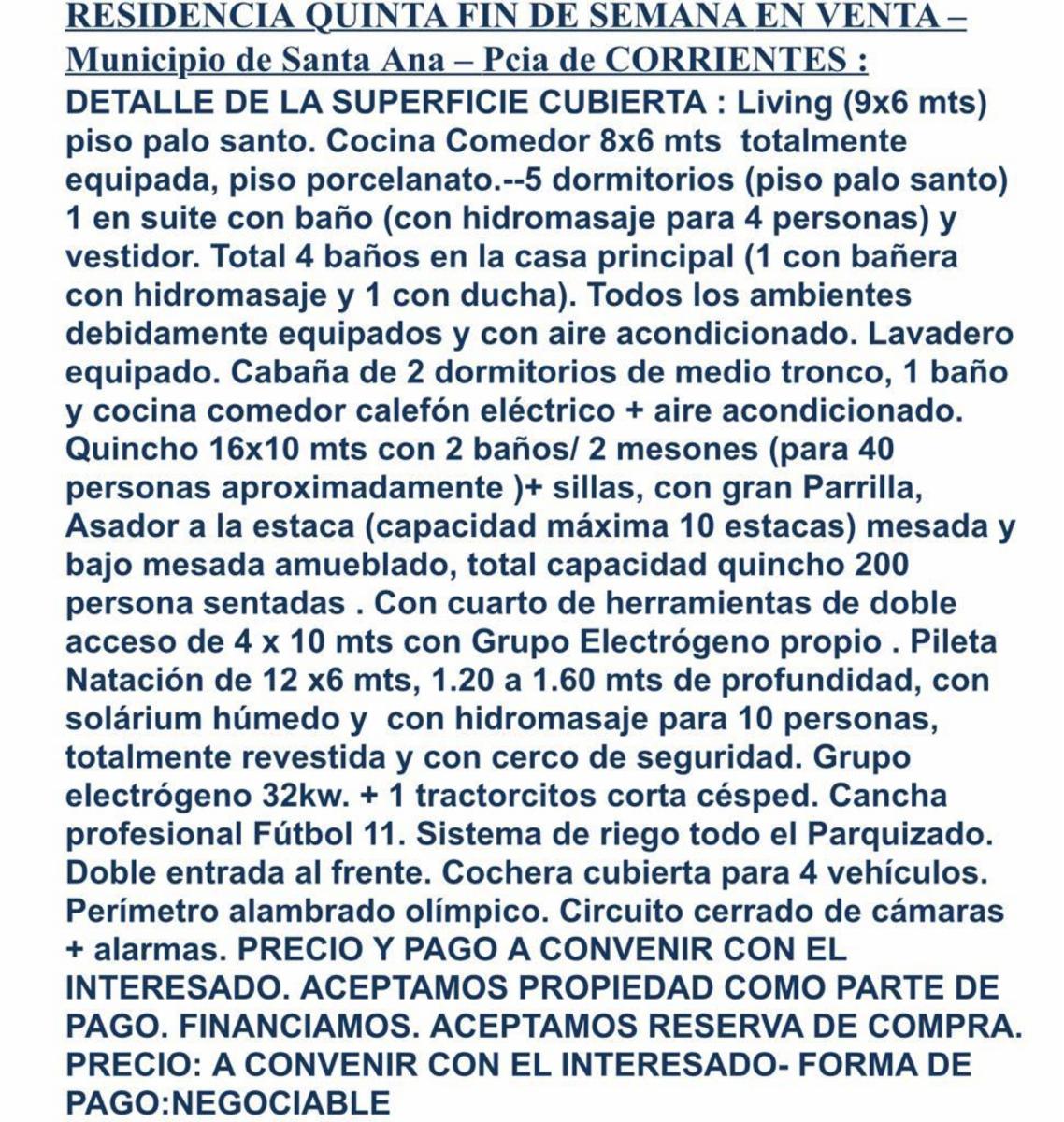 Excelente casa quinta o residencia. - 2