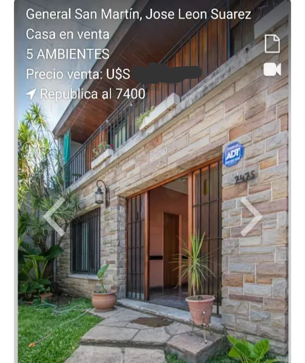 Casa 5 ambientes con patio y cochera