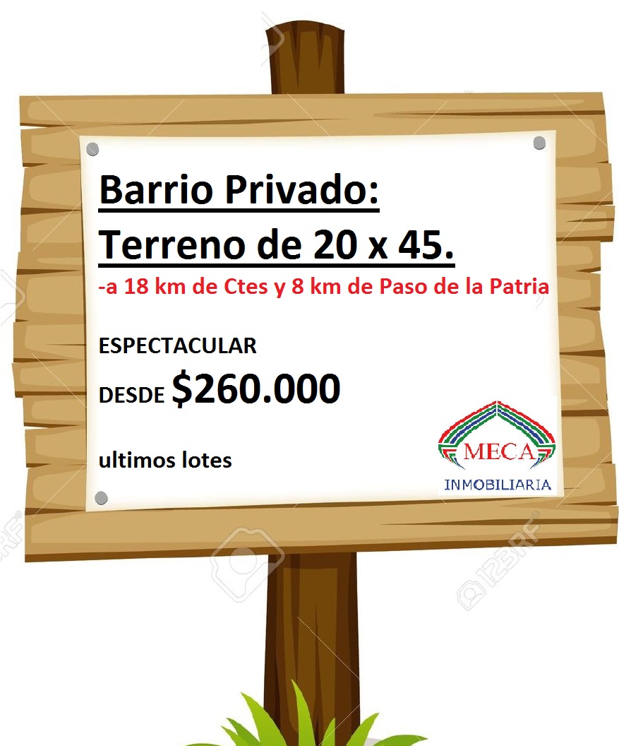 Terreno 20 x 45, ultimos Lotes - 1