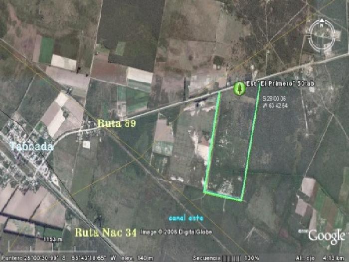 Campo en Venta en Taboada, sobre Ruta 89 y casi Ruta 34, zona de riego - Stgo del Estero - 5