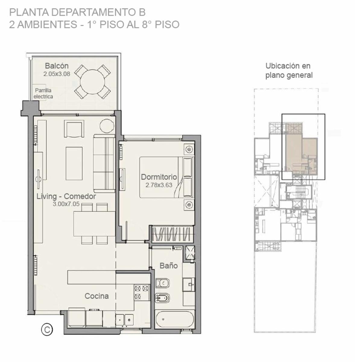 Departamentos al pozo de 2 ambientes, excelente ubicación. — foto 2