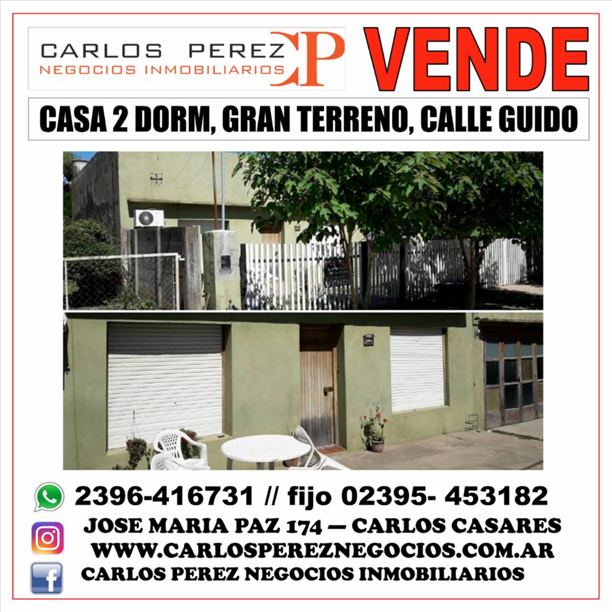 CASA EN VENTA. 2 DORMITORIOS. TERRENO 20X30. - 1