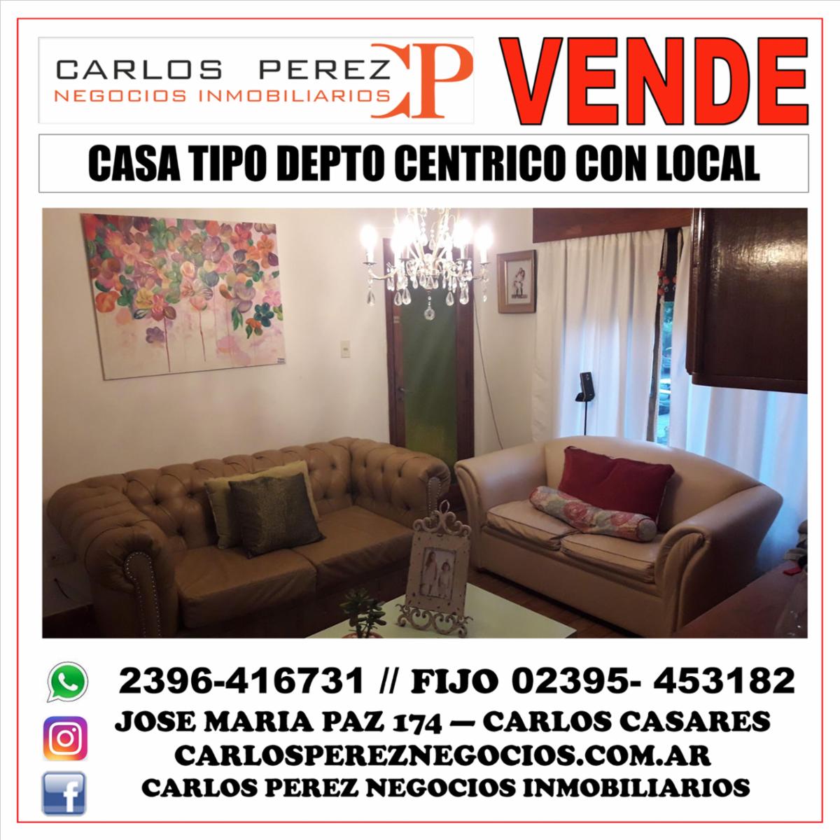 VENTA DE CASA CÉNTRICA CON LOCAL. - 1