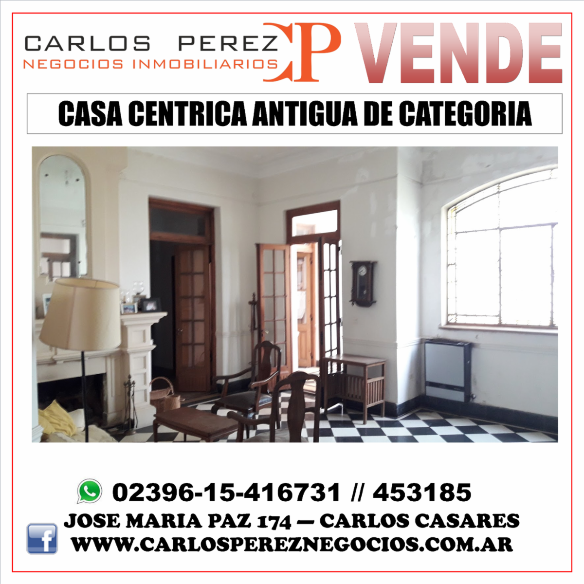 CASA CÉNTRICA, ANTIGUA, DE GRAN CATEGORÍA - 1