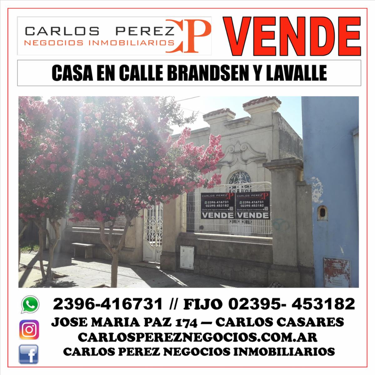 CASA EN VENTA EN CALLE BRANDSEN - 1