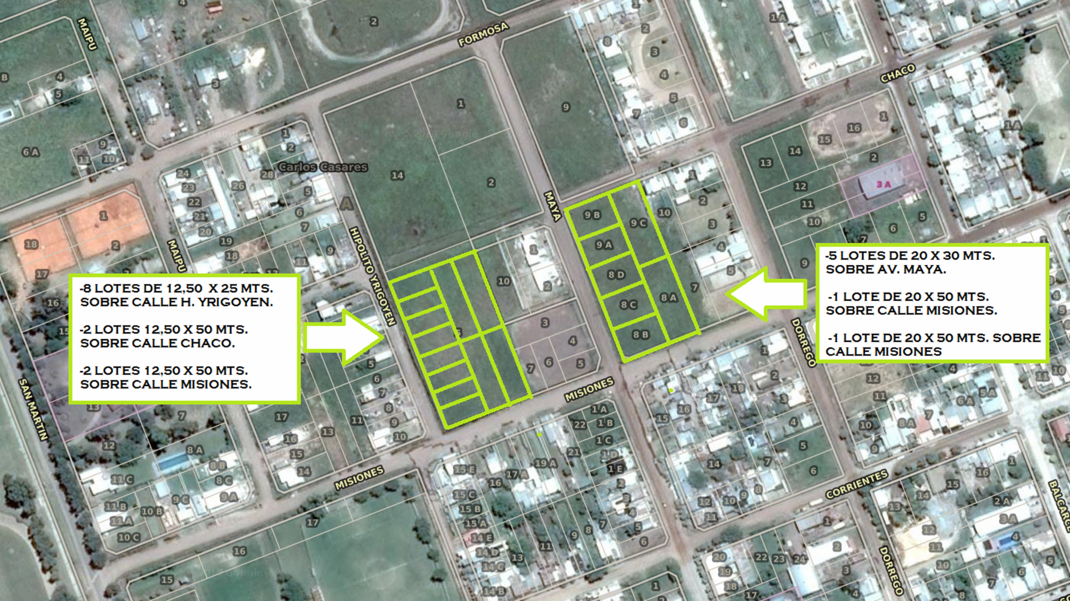 VENTA DE LOTE DE TERRENO 20 X 50 SOBRE CHACO - 4