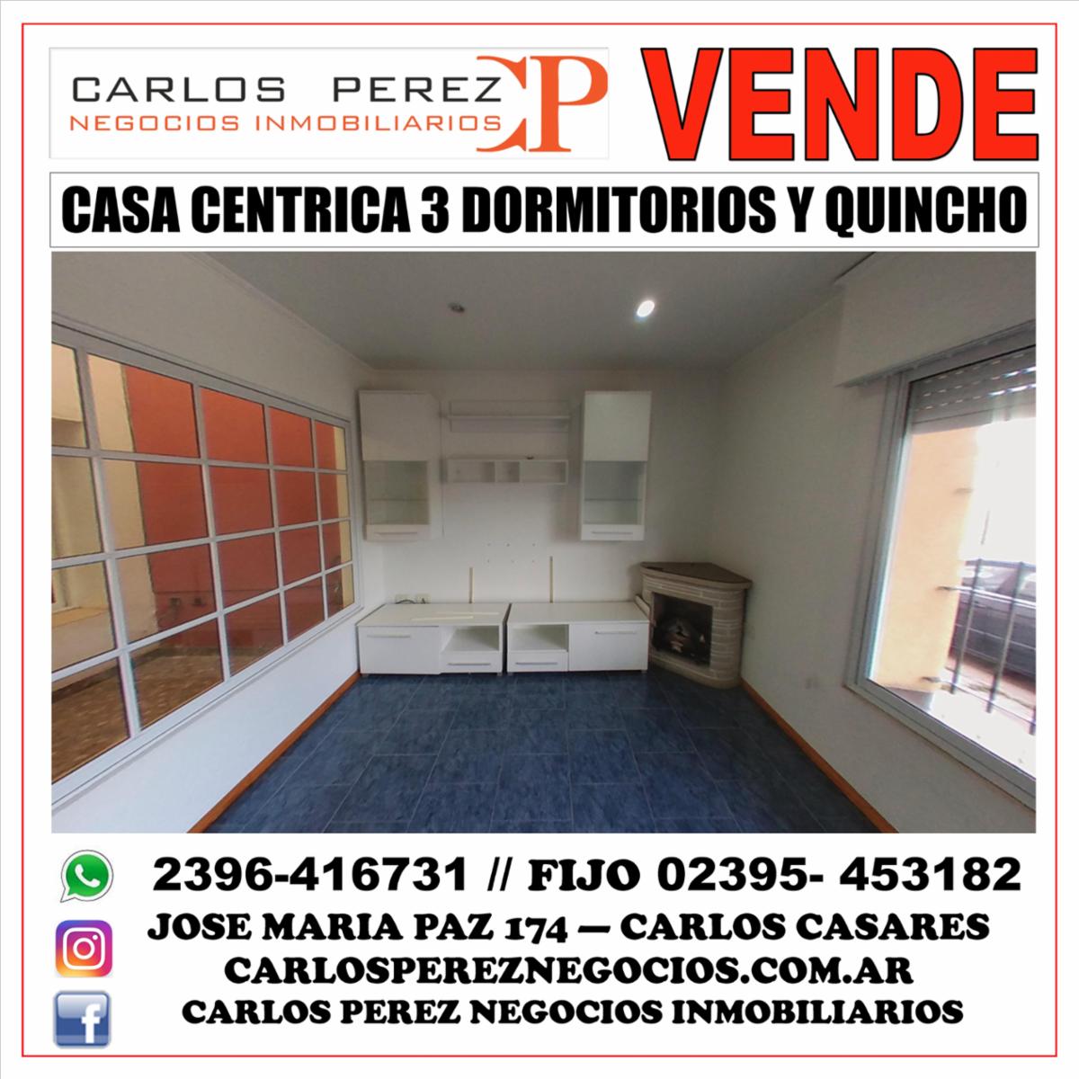 CASA DE 3 DORMITORIOS Y QUINCHO EN CALLE LAMADRID CASI LAVALLE - 5