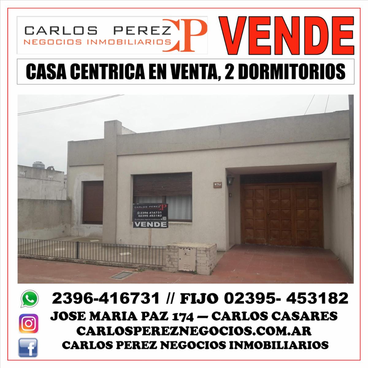 CASA CÉNTRICA EN VENTA 2 DORMITORIOS - 1