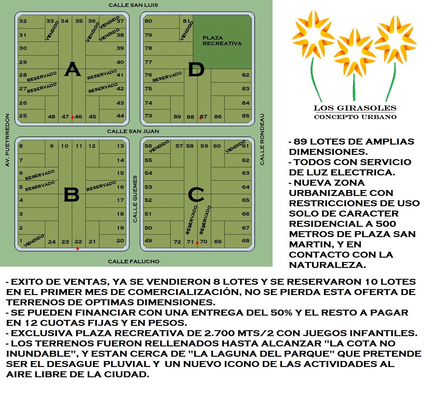LOTEO "LOS GIRASOLES" CONCEPTO URBANO. - 1