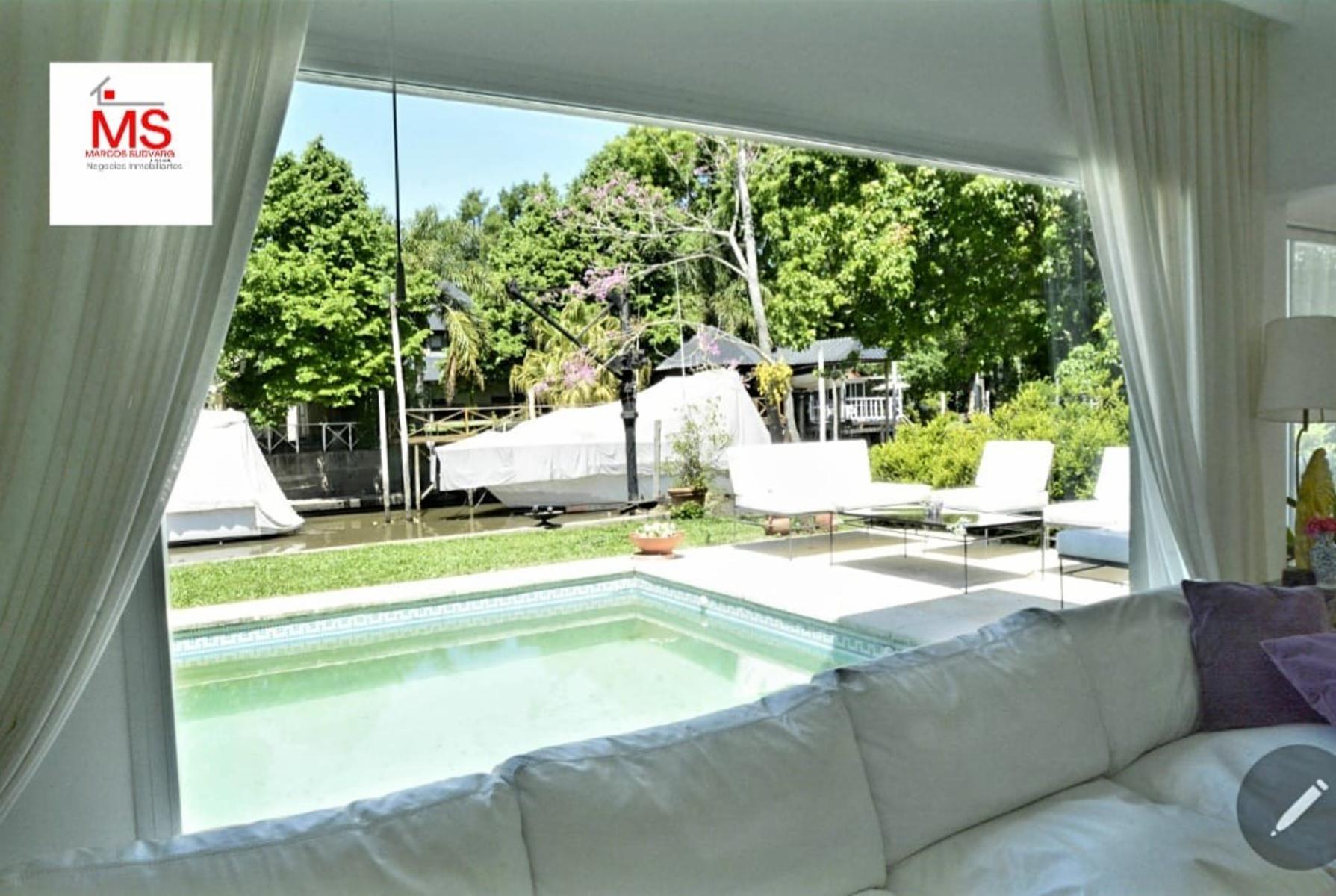 Boat Center. Doble lote sobre el Río. 5 Suite. De Revista. — foto 9
