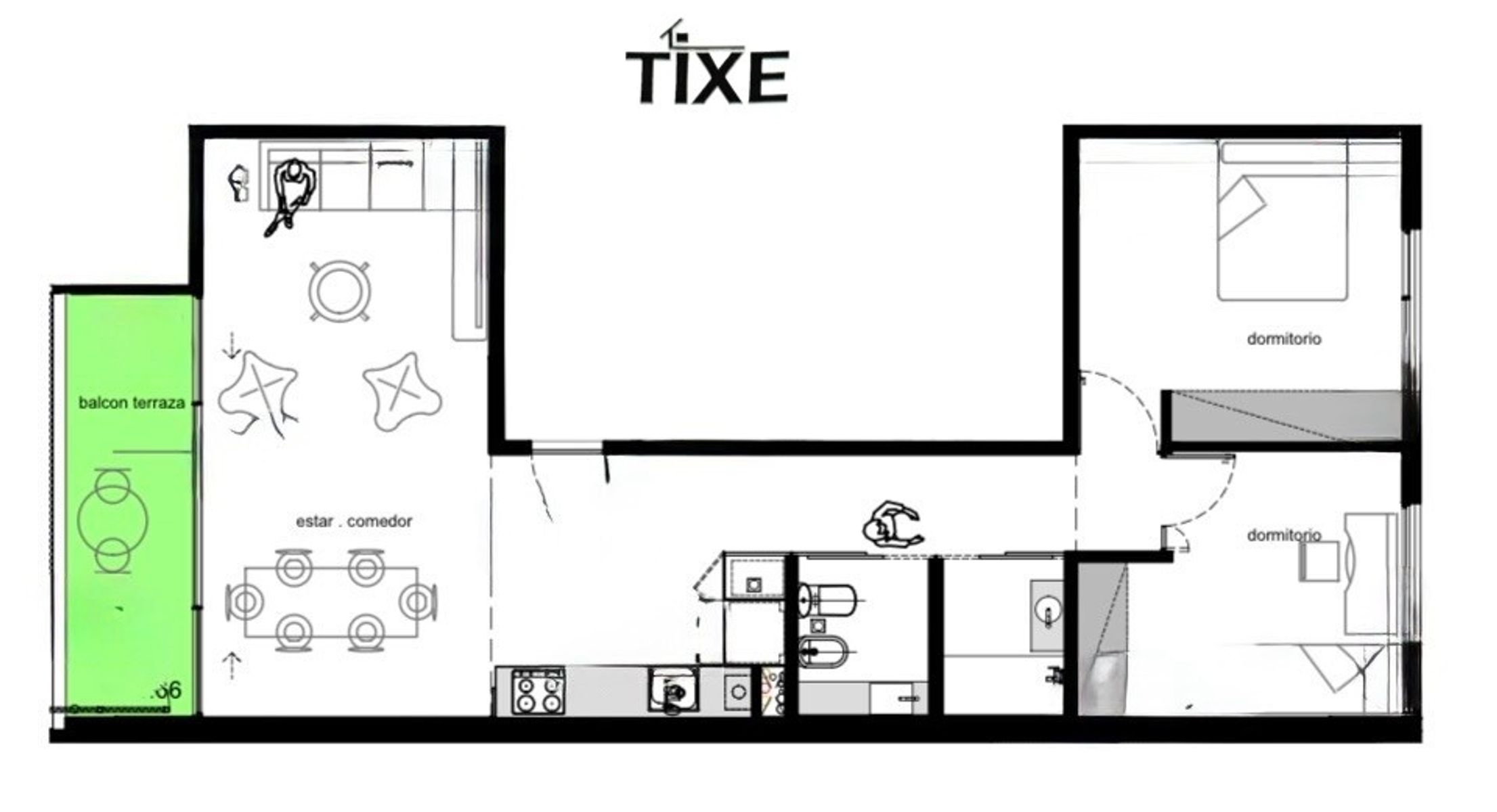 Belgrano. 3 amb en 90 m2 + cochera. Amenities - 15
