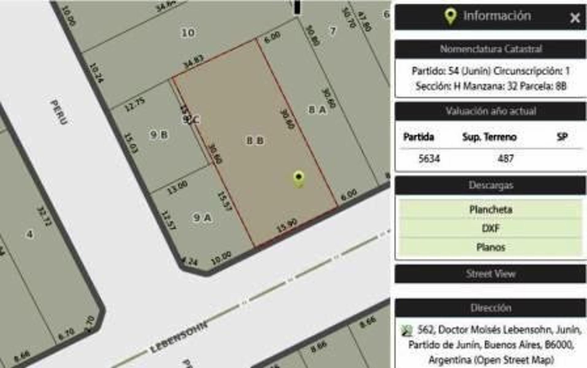INTERESANTE PROPIEDAD EN JUNIN (B) PARA PROYECTO HABITACIONAL. IDEAL INVERSIONISTAS - 1