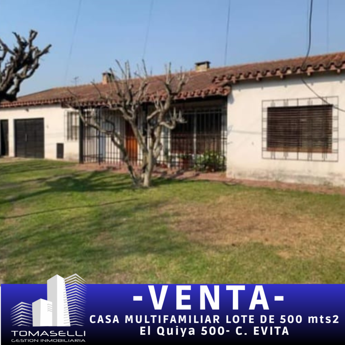 VENTA - CASA MULTIFAMILIAR - IDEAL 2 FAMILIAS