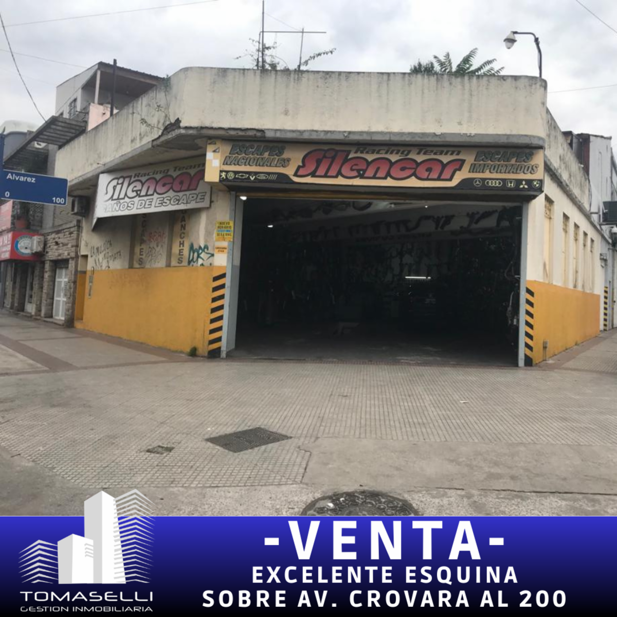 VENTA - IMPORTANTE LOCAL COMERCIAL - EN ESQUINA - SOBRE AVDA. CROVARA AL 200