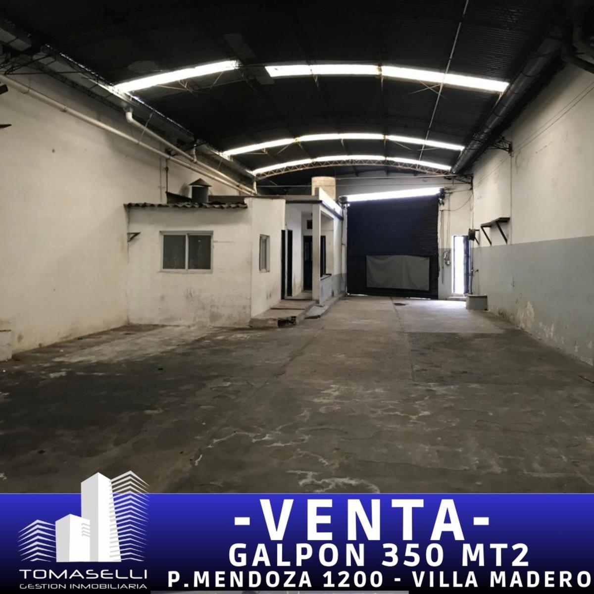 VENTA - VILLA MADERO - GALPON 350 m2 APROX. - CON DOS OFICINAS y DOS BAÑOS — foto 2