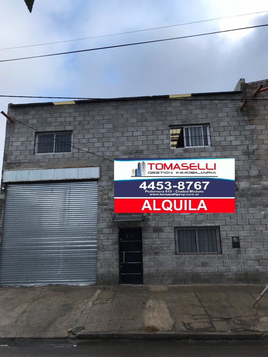 ALQUILER - LA TABLADA - GALPON 320 m2 - ZONIFICACION M.I. - 2