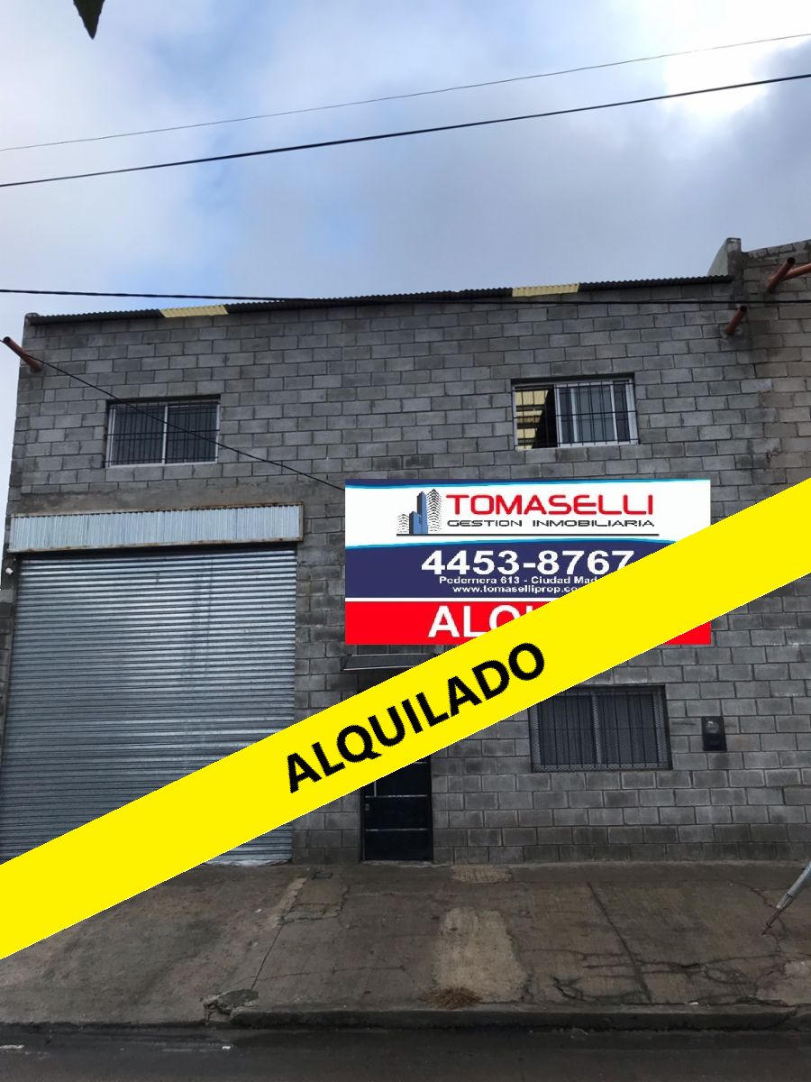 ALQUILER - LA TABLADA - GALPON 320 m2 - ZONIFICACION M.I. - 13